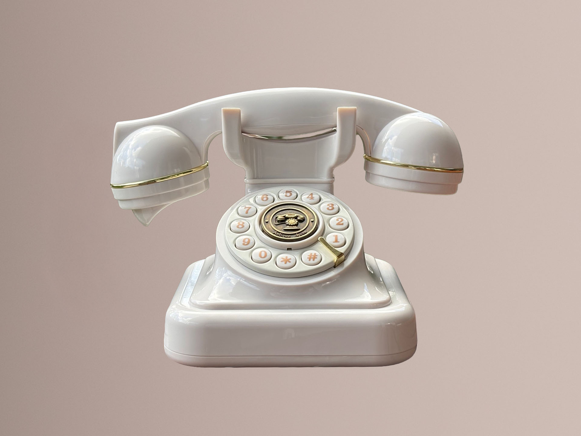 Vintage Audio-Gästebuch Telefon